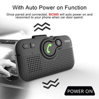 1 x RAW Customer Returns SUNITEC Hands-free Car Bluetooth Support Siri Google Assistant Auto ON Support Voice Guidance Automatic Reconnection 3W Speaker - RRP €43.27