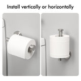 1 x RAW Customer Returns KES toilet paper holder stainless steel SUS304 toilet paper holder toilet roll holder paper holder toilet paper holder paper roll holder 2 pieces brushed, A2175S12-2-P2 - RRP €26.99