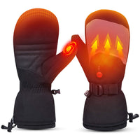 1 x RAW Customer Returns Sun Will Heated Ski Gloves Women Kids Rechargeable Electric Gloves for Winter Skiing Snow Skating Camping Hiking Heated Hand Warmer Gloves for Arthritis - RRP €97.79