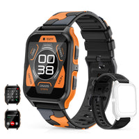 1 x RAW Customer Returns Smartwatch women men with telephone function, 1.83 HD display activity tracker fitness tracker watch with sleep monitor blood pressure measurement sports modes, sports watch fitness watch compatible with Android ios - RRP €31.57