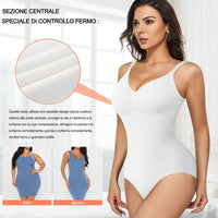 1 x RAW Customer Returns Gotoly Women s Shaping Body Shapewear Shaping Bodysuit Adjustable Shoulder Slimming Underwear Shaper Flat Stomach Slimming Shaping Bodysuit Bustier Seamless Fajas XL XXL, White  - RRP €22.5