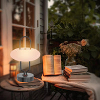 1 x RAW Customer Returns MALUX LED battery table lamp wireless warm white dimmable 8 colors color changing LED battery outdoor table lamp waterproof IP54 ideal LED table lamp decoration for house garden balcony dining table - RRP €12.6