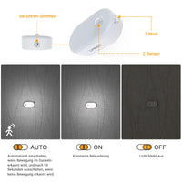 1 x RAW Customer Returns Lyridz night light with motion detector, cold light LED night light dimmable, self-adhesive closet lighting orientation light for children s room, bedroom, bathroom, kitchen, hallway 2 pieces  - RRP €19.99