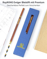 1 x RAW Customer Returns RaylKING Eternal pencil in a noble gift box, without sharpening, lasts for 100 pencils - RRP €15.12