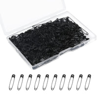 6 x Brand New 250pcs Safety Pins with Clear Case, 19mm Assorted Small Size Safety Pins Black Nickel Plated Steel Safety Pins for Clothing Sewing Crafts Jewelry DIY - RRP €40.26