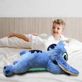 1 x RAW Customer Returns WKxinxuan Stitch cuddly toy, large, 60 cm Lilo and, blue pillow suitable for children Christmas birthday gift - RRP €35.28