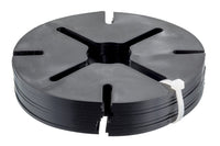 1 x RAW Customer Returns QUICK2FIX leveling discs for slab supports - 50 pieces - pedestal supports and gravel supports 2mm, rubber slab supports - pedestal supports for patio slabs. Made in Germany - RRP €40.6