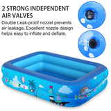 1 x RAW Customer Returns Inflatable pool, inflatable paddling pool, children s pool, children s paddling pool, swimming pool, inflatable pool, inflatable children s pool, baby pool - RRP €24.99