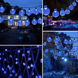 1 x RAW Customer Returns Bollengold Solar Fairy Lights Outdoor, 8M 60LED Solar Fairy Lights Garden, 8 Modes and Waterproof Outdoor Indoor Fairy Lights for Garden, Patio, Balcony, Wedding, Parties Multi-Colored  - RRP €18.14