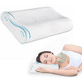 1 x RAW Customer Returns LAMB 51D Memory Fom Pillow Height-adjustable pillow Ergonomic sleeping pillow Neck pillow 12 10cm high - RRP €29.23