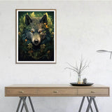 2 x Brand New Ginfonr DIY Diamond Painting Accessories Wolfs Grass Set Full, 5D Diamond Painting Animals Pictures Kit Crystal Rhinestone Embroidery Decoration For Home Wall D cor 30x40cm - RRP €40.8