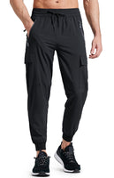 1 x RAW Customer Returns Libin Men s Trekking Pants Lightweight Cargo Jogging Trousers Quick Drying Summer Hiking Technical Running Athletic Travel Golf Sports Casual Trousers, Black S - RRP €32.98