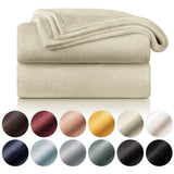 1 x RAW Customer Returns Blumtal fleece blanket 150x200 cm - Oeko-Tex certified cuddly blanket - living blanket 150x200 cm - living cuddly blanket beige - fleece blanket beige - cuddly blanket fluffy beige 150x200 cm - sand - beige - RRP €21.6