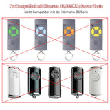 1 x RAW Customer Returns Garage door opener 40.685 MHz remote control garage door, 1 piece remote control duplicator compatible with H rmann hand transmitter 40.685 MHz HS2-40, HS4-40, HSE2-40, HSE4-40, HSM2-40, HSM4-40 remote control - RRP €25.8