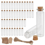 1 x RAW Customer Returns HUALIANG 45pcs Test Tubes with Cork Stopper 20ml Mini Tumblers with String 10m and 45pcs Labels Wedding Party Decoration Fill with Oil Spice Herb Sand Decorative Flasks 22x80mm - RRP €22.8