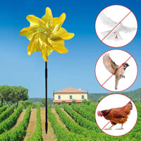 50 x Brand New Shengruili 6PCS Windmills Bird Repellent,Windmill Orchard,Bird Repellent Reflective Windmill,Orchard Bird Repellent,Reflective Windmill,Bird Scarer Reflective Bird Repellent - RRP €480.0