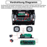 1 x RAW Customer Returns DONGKER DIY Bluetooth Speaker Kit with FM Radio, Mini Stereo Audio Amplifier with LED Indicator, DIY Radio Kit, Remote Control Box - RRP €33.26