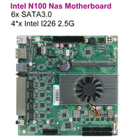 1 x RAW Customer Returns Szbox N100 NAS Motherboard 12th Generation Processor, Mini ITX Motherboard, DDR5 Memory, NAS Computer Components Accessories, Type-C, HDMI2.1 Interface - RRP €160.33