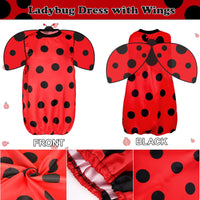 1 x RAW Customer Returns Singtis carnival costumes, women s ladybug costume for carnival cosplay-XL - RRP €31.92