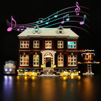 1 x RAW Customer Returns Led Light Set Compatible with Lego Home Alone,Sound Version Game Music Decoration Lighting Set Compatible with Lego 21330 Ideas Home Alone Creative Toy Lights -No Model - RRP €69.98