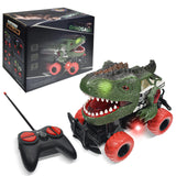 1 x RAW Customer Returns FGZU Dinosaur Toys for 3-8 Years, Remote Control Car for Boys 3-5 RC Cars Toys Age 4-6, Christmas Birthday Gifts Teen Green  - RRP €19.73