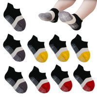 9 x Brand New J Poqobog Baby Boys Stopper Socks Girls Socks Non-Slip Socks ABS Non-Slip Toddlers Children Non-Slip Socks Sports Socks Non-Slip 1-3 Years Black-2  - RRP €248.4