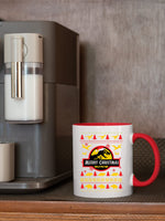 1 x RAW Customer Returns Cup with saying Jurassic Park Christmas Christmas cup with saying funny Christmas funny coffee mug with saying - RRP €20.4