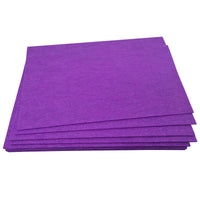 9 x Brand New Jtnohx Hard Felt Sheets, 2mm Felt Fabric, 12pcs 17.78 x 28.7cm Square Felt for Crafts, Color Felt for Cushion and Padding Purple  - RRP €205.2