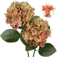 4 x Brand New Oairse Pack of 3 Artificial Hydrangea Flowers 3D Printing Real Touch Artificial Flowers Like Real Hydrangeas for Wedding, Home, Hotel, Party, Flower Arrangement, Flowers Diameter 19cm - RRP €88.72