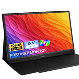 1 x RAW Customer Returns Prechen Portable Monitor 15.6 Inch FHD 1080P USB-C Portable Monitor HDMI Ultra Slim IPS Monitor OTG Dual Speakers, External HDR Computer Display for PC MAC Phone Xbox PS4 Switch - RRP €99.82