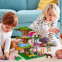 1 x RAW Customer Returns HOGOKIDS Tree House STEM Building Toy - Creative Construction Set 613PCS Forest House Building Blocks Tree House with Fountain and Animals, Construction Toy for 6 7 8 9 10 Kids Girls Boys - RRP €26.21