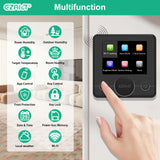 1 x RAW Customer Returns EZAIoT Smart Thermostat WiFi for gas boiler room heating temperature control 220V 3A , weather and humidity, programmable, multilingual, Alexa and Google Assistant voice control - RRP €64.52