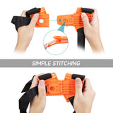 1 x RAW Customer Returns YOUSHARES Shoulder Strap Straps Double Shoulder Strap Grass Trimmer Cutter Lawn Mower Trimmer Shoulder Strap For Stihl FS Brush Cutter Brushcutter Orange  - RRP €13.99