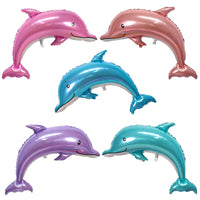 1 x Brand New Foil Balloon Dolphin, Children s Birthday Dolphin Balloon, Decoration Birthday Balloon, High Quality Foil Balloon, Dolphin Decoration Suitable for Birthday Party, Event Theme, Home Decoration - RRP €19.2