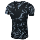 1 x RAW Customer Returns Men s Round Neck Tee Regular Slim Fit O Neck Vintage T-Shirt Short Sleeve Design Fashion Top Print Shirt B-10184, Color Black 1, Size XL - RRP €31.2