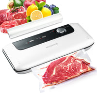 1 x RAW Customer Returns Hogance vacuum sealer -85 kPa vacuum sealer for food with cutter, vacuum packaging machine, snack bag sealer, suction capacity 12 liters min, best sealing, film sealing machine - RRP €69.37