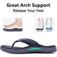 1 x RAW Customer Returns ONCAI Men s Flip Flops Summer Sport Shower Swimming Pool Beach Men s Toe Separator Sandals Bathing Shoes With Orthopedic Arch Support Rubber Footbed Black Size 42 - RRP €27.99