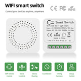 1 x RAW Customer Returns VIPMOON WiFi Switch, 100V-240V Light Switch Relay Module Smart Life Tuya App, 16A 2-Way WiFi Intelligent Switch, Compatible with Google Home Alexa, CE RoHS Certified - RRP €16.13