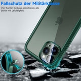 1 x RAW Customer Returns seacosmo for iPhone 11 Pro Case with Built-in Tempered Glass Screen Protector and Camera Protective Film 9H HD , 360 Degree Case Full Body Shockproof Cell Phone Case iPhone 11 Pro - Green - RRP €18.99