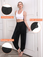 1 x RAW Customer Returns Terecey Yoga Pants Women Long Yoga Pants Jogging Pants Women Loose Pilates Pants Wide Sweatpants Yoga Pants for Jogging Training Pilates - RRP €24.99