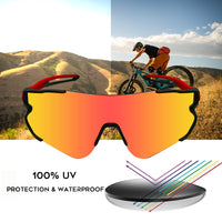 1 x RAW Customer Returns Funn D a Bicycle Sunglasses for Men and Women, Polarized Cycling Glasses for Adults Sports Glasses Cycling Glasses - RRP €27.99