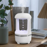 1 x RAW Customer Returns Anti-Gravity Water Drop Humidifier, Quiet Cool Mist Humidifier 500 ML, Aromatherapy Essential Oil Diffuser, Nano Mist, for Bedroom, Children s Room - RRP €32.99