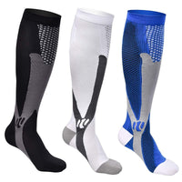 1 x RAW Customer Returns Plus Size Compression Socks Men Women 3 Pairs Compression Socks Long Support Socks Graduated Compression Socks Running Socks for Jogging, Sports, Running, Flight, Hiking, Travel, Cycling 3XL 4XL - RRP €18.14