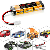 1 x RAW Customer Returns BAKTH 4500mAh 7.2V NiMH RC Battery Racing Pack for Model Cars, Airplanes, Robots Toys , High Performance RC Battery Pack Coaster as a Gift - RRP €26.2