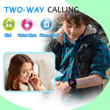 1 x RAW Customer Returns Smartwatch Children Phone, GPS Bracelet Watch with Two-Way Talk Intelligent Watch Voice Chat SOS Touch Screen Music Game Digital Camera Alarm Clock Pedometer Gift for Boy Girl Student - RRP €34.84