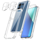 1 x RAW Customer Returns Ysjisy Case for Xiaomi Redmi Note 13 4G Not for 5G with 2 Pieces Screen Protector and 2 Pieces Camera Film, Soft and Transparent TPU Mobile Phone Case, Shockproof and Anti-yellow Protective Case - RRP €21.6