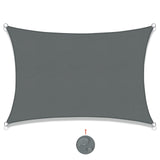 1 x RAW Customer Returns SUNNY GUARD Sun Sail Rectangular 3x5m Waterproof Sun Protection Weather Protection Sail Canopy UV Protection for Balcony Terrace Garden, Light Grey - RRP €46.38