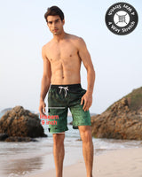 1 x RAW Customer Returns APTRO Men s Swim Trunks Leisure Shorts Quick-drying Swim Shorts Green BS023 S - RRP €25.99