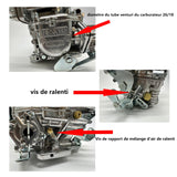 1 x RAW Customer Returns Carburetor, Citro n 2CV6, double-barrel Solex 26 35 type.Venturi tube 18 26, aluminum alloy, suitable for 602 cc engines Fits 2cv Dyane Acadiane Mehari Ami8 - RRP €196.0