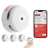 1 x RAW Customer Returns X-Sense Smart Smoke Alarm with Photoelectric Sensor and Replaceable Battery, Wi-Fi Smoke Detector, App Notifications, XS01-WX, Complies with T V Rheinland EN 14604, 3 Pack - RRP €78.98